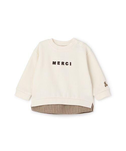 petit main / プティマイン スウェット | 【リンク】ちびロゴアップリケトレーナー | 詳細3
