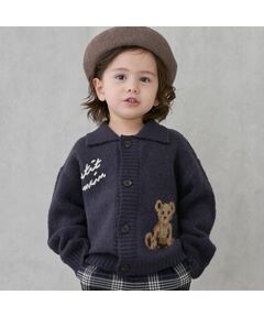 petit main / プティマイン ニット・セーター | 【ウォッシャブル】モチーフカウチンニットハオリ