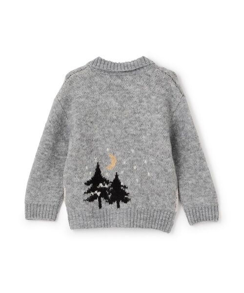 petit main / プティマイン ニット・セーター | 【ウォッシャブル】モチーフカウチンニットハオリ | 詳細10