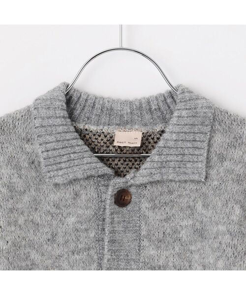 petit main / プティマイン ニット・セーター | 【ウォッシャブル】モチーフカウチンニットハオリ | 詳細11