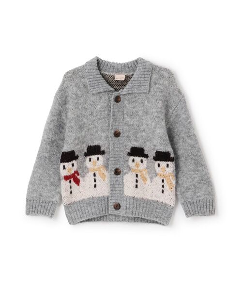 petit main / プティマイン ニット・セーター | 【ウォッシャブル】モチーフカウチンニットハオリ | 詳細8