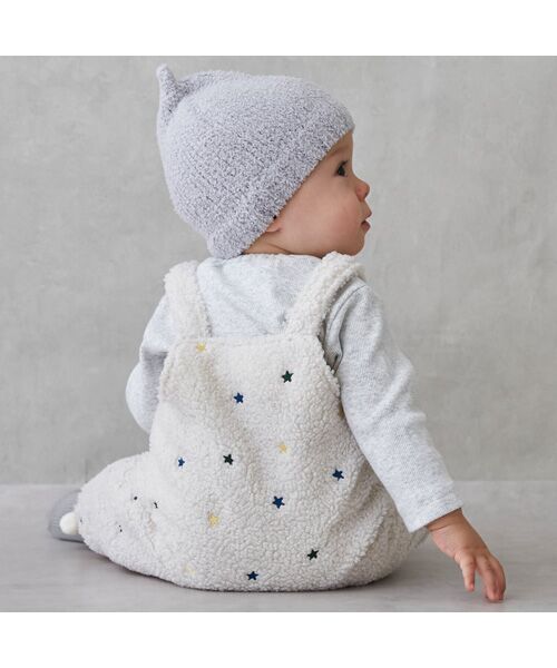 petit main / プティマイン ロンパース | 星刺繍サロペットカバーオール | 詳細3