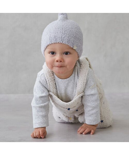 petit main / プティマイン ロンパース | 星刺繍サロペットカバーオール | 詳細4