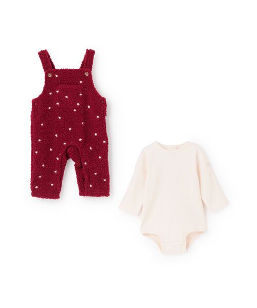 petit main / プティマイン ロンパース | 星刺繍サロペットカバーオール | 詳細8
