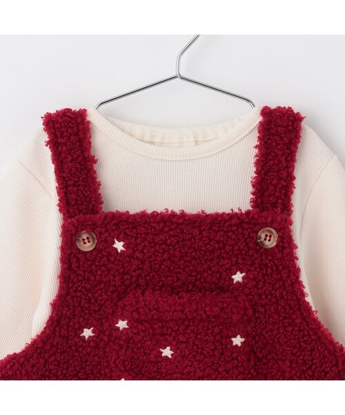 petit main / プティマイン ロンパース | 星刺繍サロペットカバーオール | 詳細9