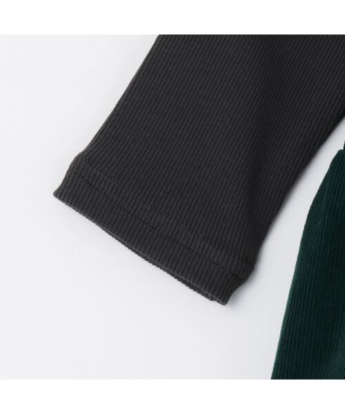 petit main / プティマイン ベビー・キッズウエア | 衿刺繍サロペットセット | 詳細9