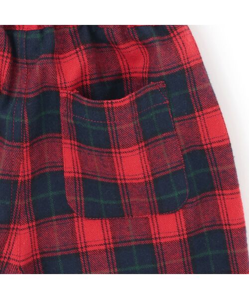 petit main / プティマイン Tシャツ | 衿付き長T+サス付パンツセット | 詳細17