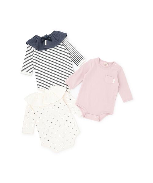 petit main / プティマイン ロンパース | スタイ付きロンパース | 詳細8