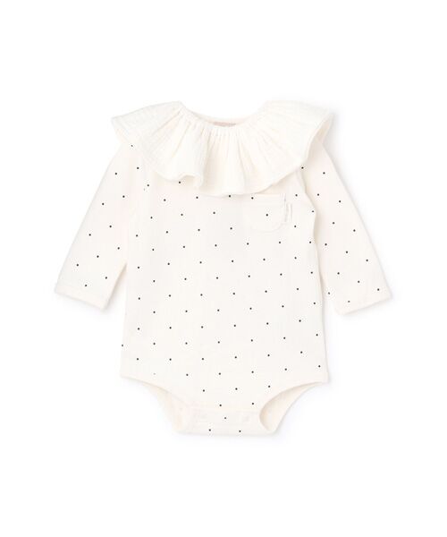 petit main / プティマイン ロンパース | スタイ付きロンパース（アイボリ-）