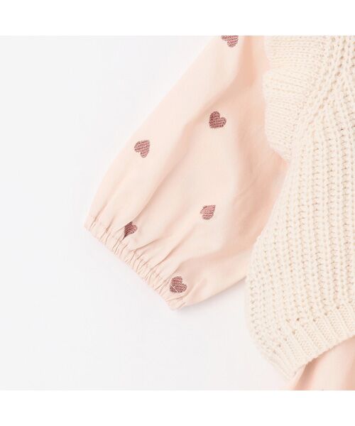 petit main / プティマイン ロンパース | 【リンク】ベスト付ワンピース | 詳細4