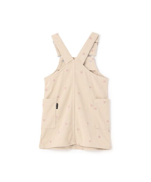 petit main / プティマイン ミニ丈・ひざ丈ワンピース | ハート刺繍コーデュロイジャンスカ | 詳細4