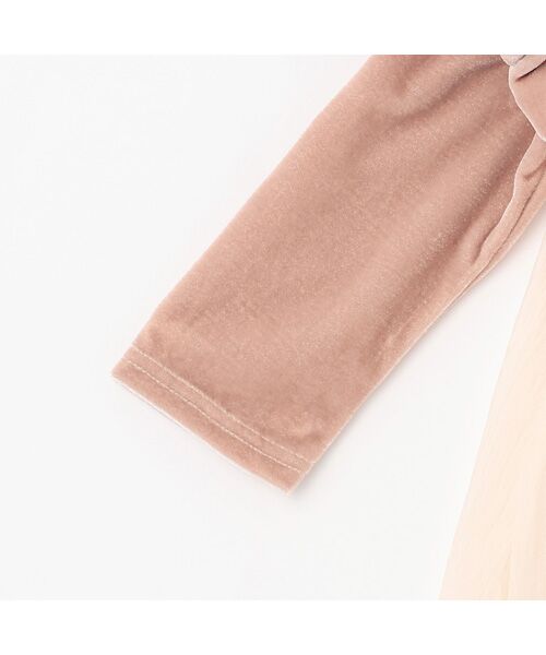 petit main / プティマイン ミニ丈・ひざ丈ワンピース | パフ袖シフォンワンピース | 詳細11