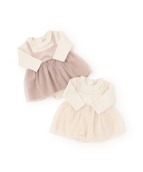 petit main / プティマイン ロンパース | チュールOPロンパース | 詳細9