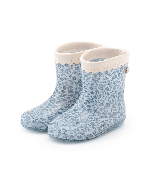 petit main / プティマイン ブーツ（ショート丈） | アソートレインブーツ（ブル-）