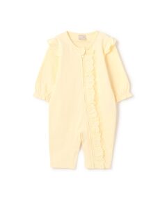 petit main / プティマイン ロンパース | レースフリルカバーオール