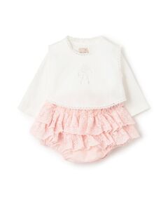 petit main / プティマイン ロンパース | ベスト付きロンパース＋フリパンセット