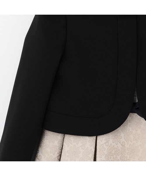 petit main / プティマイン ミニ丈・ひざ丈ワンピース | ジャガードリボンOP+襟付JKセット | 詳細12