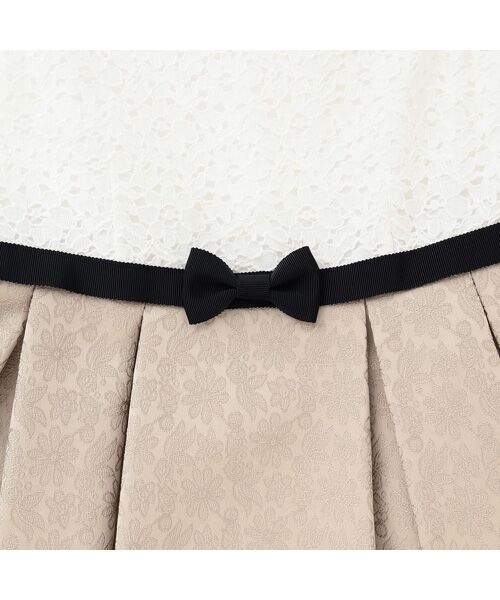 petit main / プティマイン ミニ丈・ひざ丈ワンピース | ジャガードリボンOP+襟付JKセット | 詳細15
