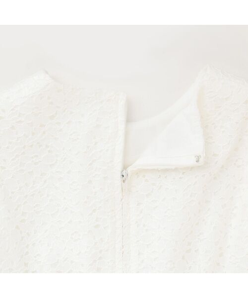 petit main / プティマイン ミニ丈・ひざ丈ワンピース | ジャガードリボンOP+襟付JKセット | 詳細18