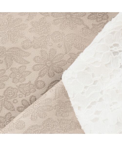 petit main / プティマイン ミニ丈・ひざ丈ワンピース | ジャガードリボンOP+襟付JKセット | 詳細19