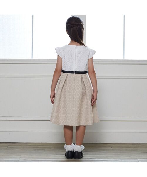 petit main / プティマイン ミニ丈・ひざ丈ワンピース | ジャガードリボンOP+襟付JKセット | 詳細6