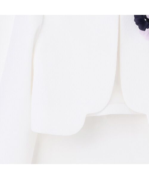 petit main / プティマイン ミニ丈・ひざ丈ワンピース | レースOP+ノーカラーJKセット | 詳細15