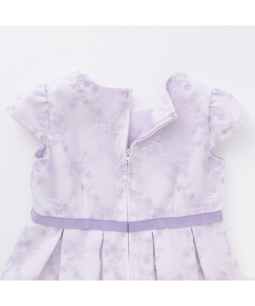 petit main / プティマイン ミニ丈・ひざ丈ワンピース | レースOP+ノーカラーJKセット | 詳細17