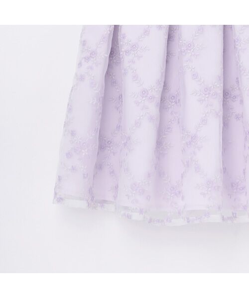 petit main / プティマイン ミニ丈・ひざ丈ワンピース | レースOP+ノーカラーJKセット | 詳細18