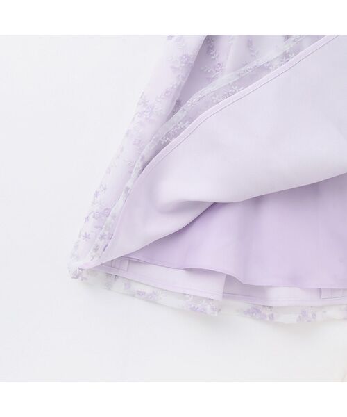 petit main / プティマイン ミニ丈・ひざ丈ワンピース | レースOP+ノーカラーJKセット | 詳細19