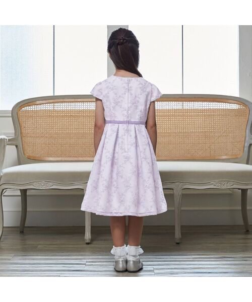 petit main / プティマイン ミニ丈・ひざ丈ワンピース | レースOP+ノーカラーJKセット | 詳細6