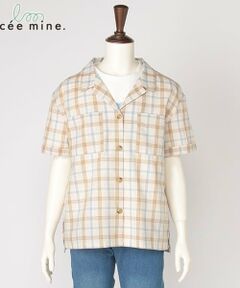 petit main / プティマイン シャツ・ブラウス | 開衿半袖シャツ