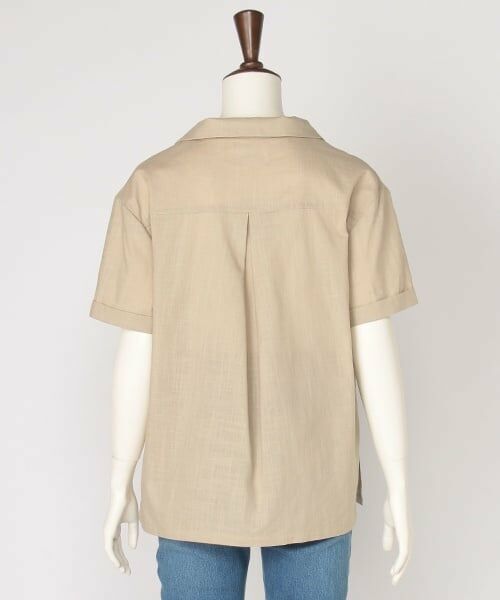 petit main / プティマイン シャツ・ブラウス | 開衿半袖シャツ | 詳細1