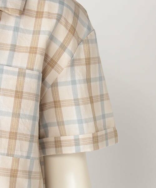 petit main / プティマイン シャツ・ブラウス | 開衿半袖シャツ | 詳細4