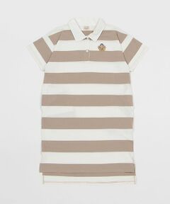 petit main / プティマイン ミニ丈・ひざ丈ワンピース | 【リンク】ポロワンピース(ジュニア)