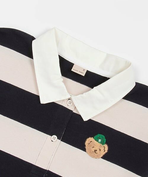 petit main / プティマイン ミニ丈・ひざ丈ワンピース | 【リンク】ポロワンピース(ジュニア) | 詳細2