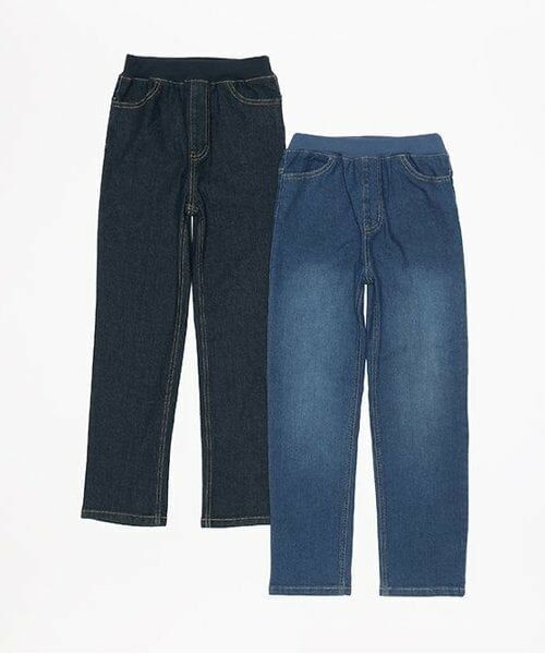 petit main / プティマイン その他パンツ | 【リンク】デニムストレートパンツ(ジュニア) | 詳細9