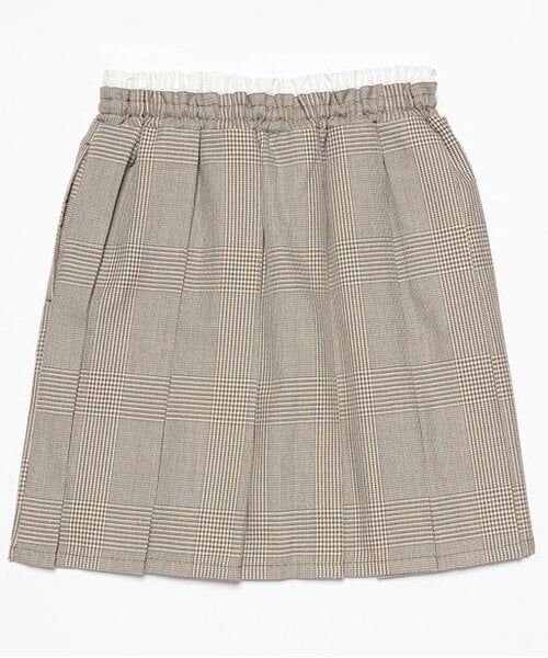 petit main / プティマイン ショート・ハーフ・半端丈パンツ | 【リンク】ダブルウエストプリーツスカパン(ジュニア) | 詳細1