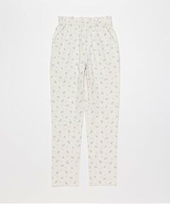 petit main / プティマイン その他パンツ | 【スマイル/リンク】リボン刺しゅうロングPT