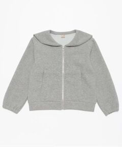 petit main / プティマイン カーディガン・ボレロ | 【防汚加工/リンク】セーラーZIP羽織り(ジュニアサイズ)