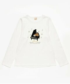 petit main / プティマイン Tシャツ | 【リンク】Lesson長袖Tシャツ(ジュニア)