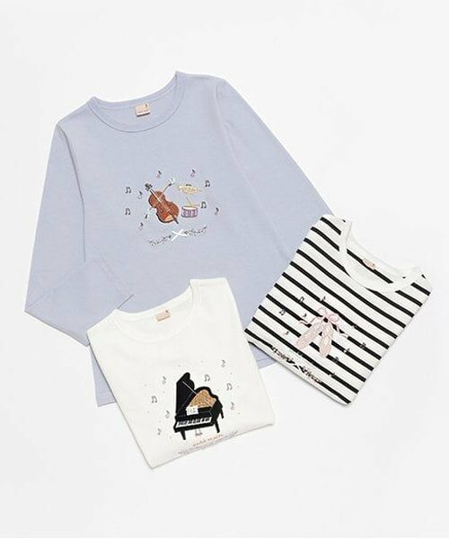 petit main / プティマイン Tシャツ | 【リンク】Lesson長袖Tシャツ(ジュニア) | 詳細9