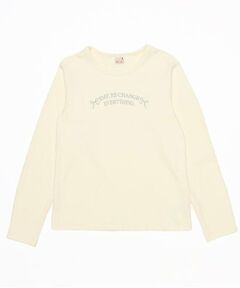 petit main / プティマイン Tシャツ | 【リンク】キラキラモチーフ長T(ジュニア)