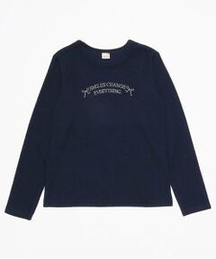 petit main / プティマイン Tシャツ | 【リンク】キラキラモチーフ長T(ジュニア)