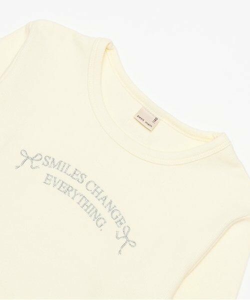 petit main / プティマイン Tシャツ | 【リンク】キラキラモチーフ長T(ジュニア) | 詳細2