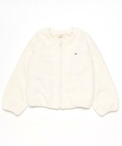 petit main / プティマイン カーディガン・ボレロ | 【リンク】ボアジップ羽織り(ジュニア)