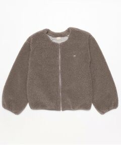 petit main / プティマイン カーディガン・ボレロ | 【リンク】ボアジップ羽織り(ジュニア)