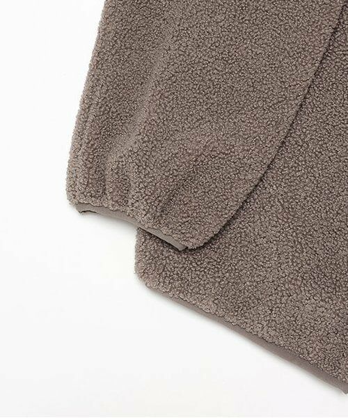 petit main / プティマイン カーディガン・ボレロ | 【リンク】ボアジップ羽織り(ジュニア) | 詳細4