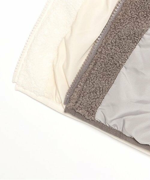petit main / プティマイン カーディガン・ボレロ | 【リンク】ボアジップ羽織り(ジュニア) | 詳細5