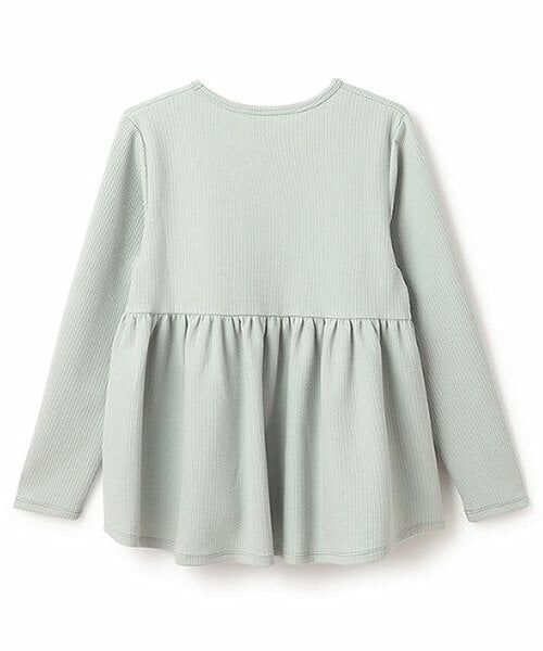 petit main / プティマイン その他トップス | 【スマイル/防汚】リボンカットチュニック(ジュニアサイズ) | 詳細1