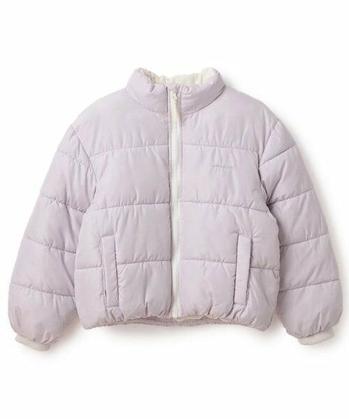 petit main / プティマイン ブルゾン | 【GOODPRICE/撥水加工】中綿ジャケット(ジュニアサイズ)（ラベンダー）